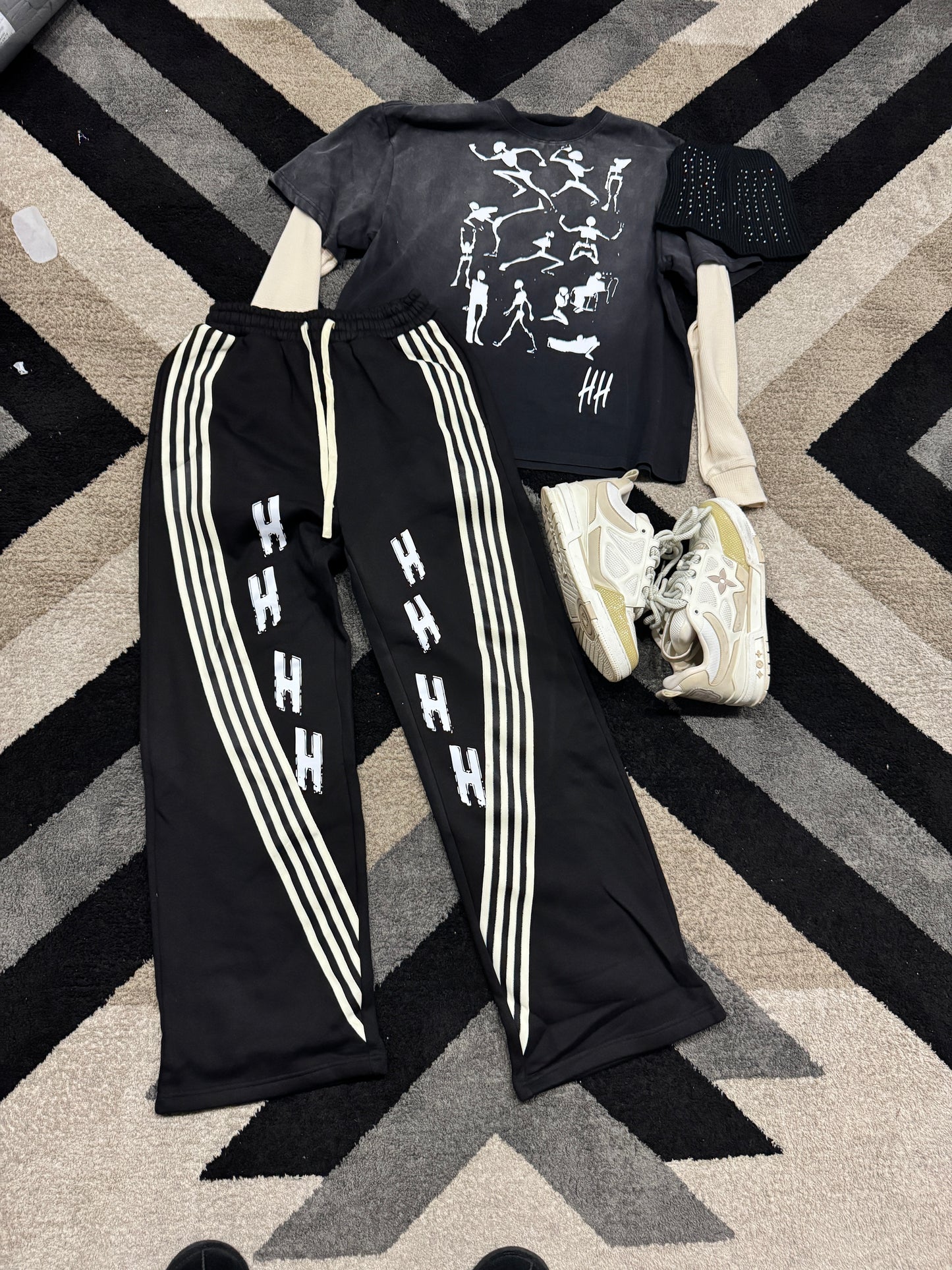 “STICKMAN” SPRAYED SKATER TEE