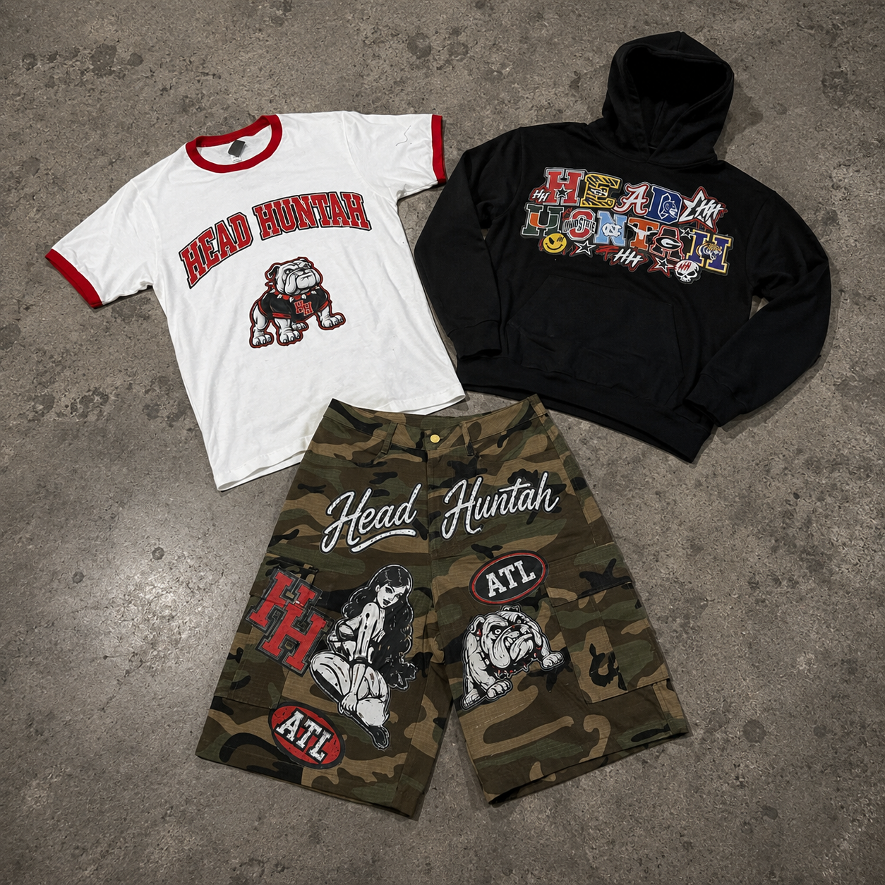 “Da Label” Ripstop Baggy Shortd