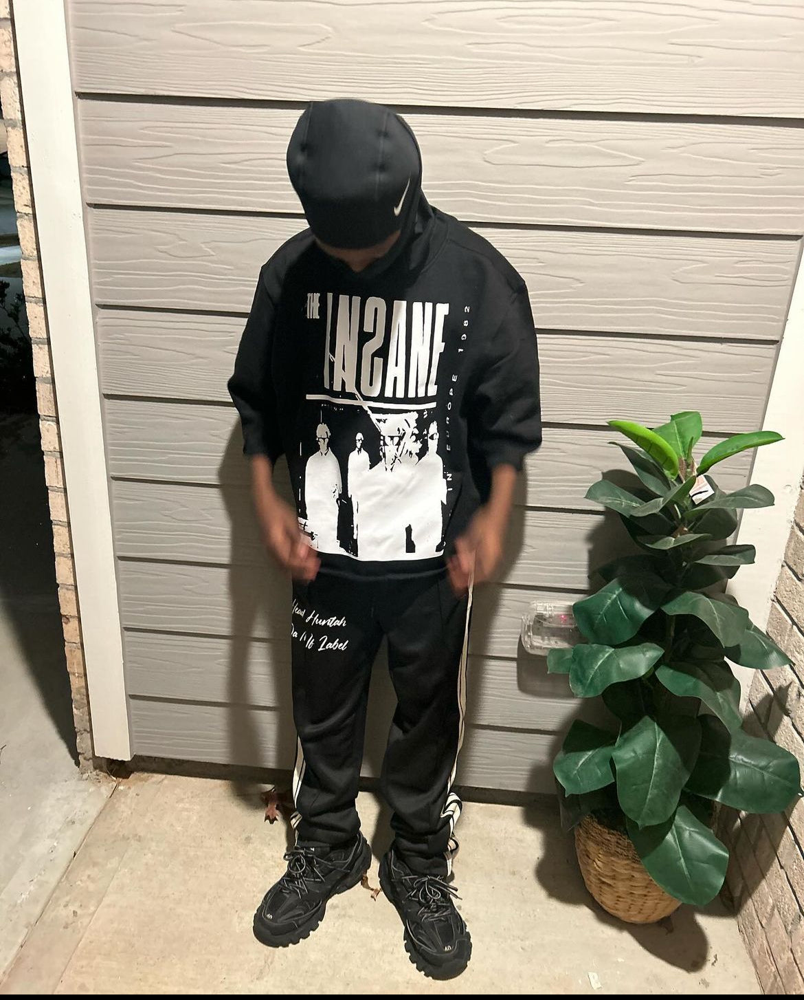 “THE INSANE” Cropped Crewneck Tee