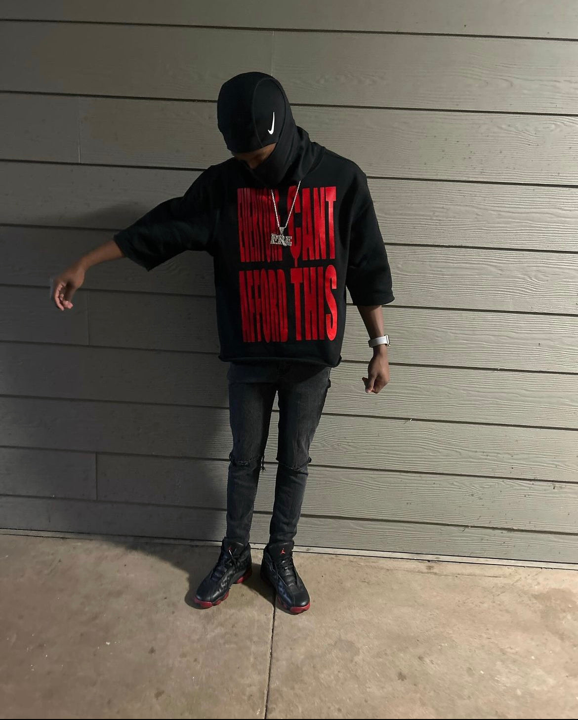 EVERYONE CANT AFFECT THIS CROPPED CREWNECK