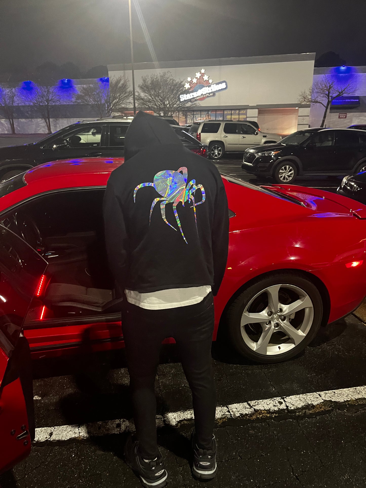 Web cropped hoodies